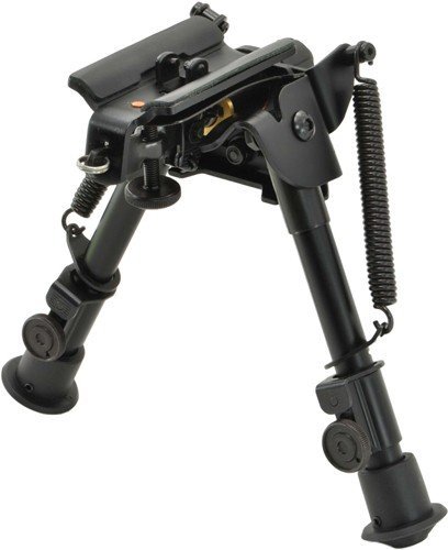 Aimtech AFA-10855 Bipod 6-9 In Black Heavy Duty Lever Locking Pivot