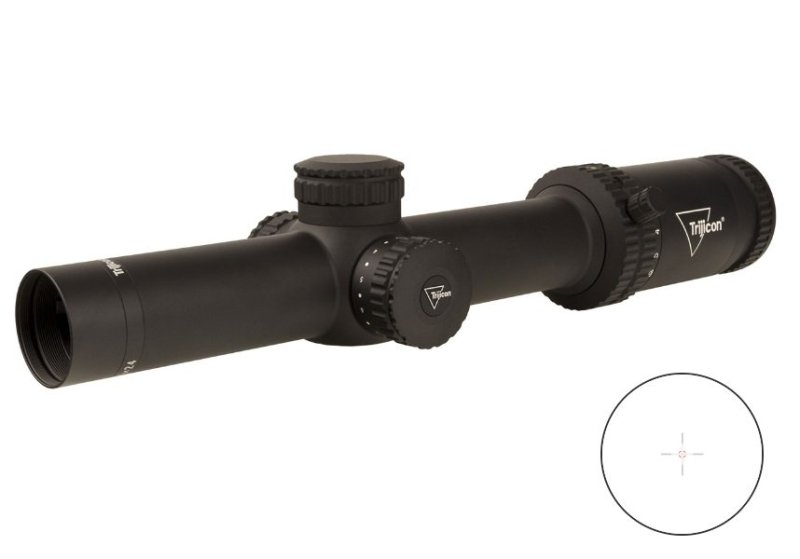 Trijicon CREDO 1-6x24 FFP Rifle Scope Red MRAD Segment Circle Matte Finish