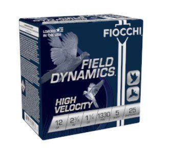 Fiocchi 12HV5 High Velocity 12 Gauge 2.75" 1.25 oz. #5 Shotgun Shells