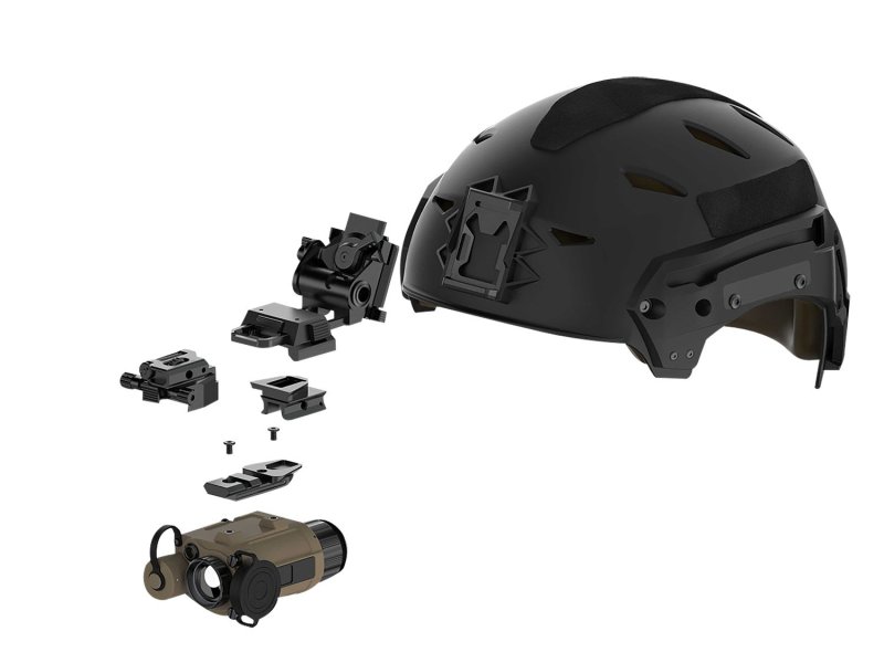 InfiRay AC52 RICO MICRO PICTAIL Helmet/Weapon Shoe Black Picatinny Mount