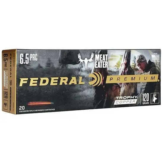 Federal Premium Trophy Copper 6.5 PRC 120 Grain P65PRCTC1
