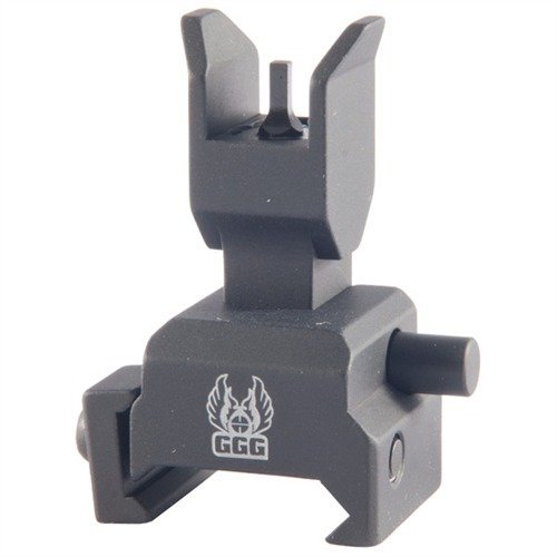 GG&G GGG-1393 1.8" Flip-Up Backup Front Sight Aluminum Black AR-15
