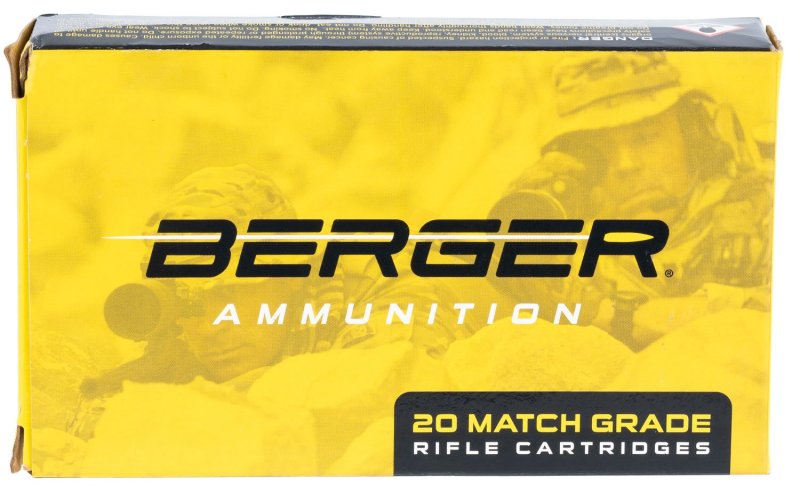 Berger Bullets Tactical Rifle 31021 6.5 Creedmoor 130gr Hybrid OTM 20 Rds