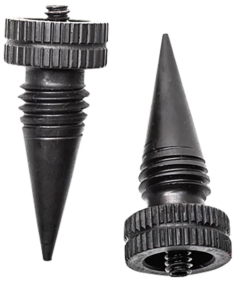Accu-Tac LR-10 Bipod Spikes LRS-0200 Black Oxide Aluminum Screw-On