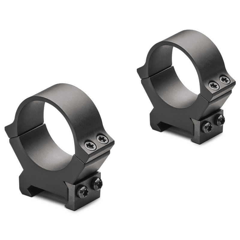 Leupold PRW2 30mm Low Steel Cross-Slot Ring Matte Black