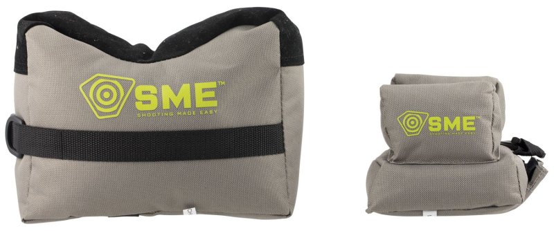 Shooting Made Easy SMEGRF Front & Rear Gun Rest Bags 600D Poly Suede Top