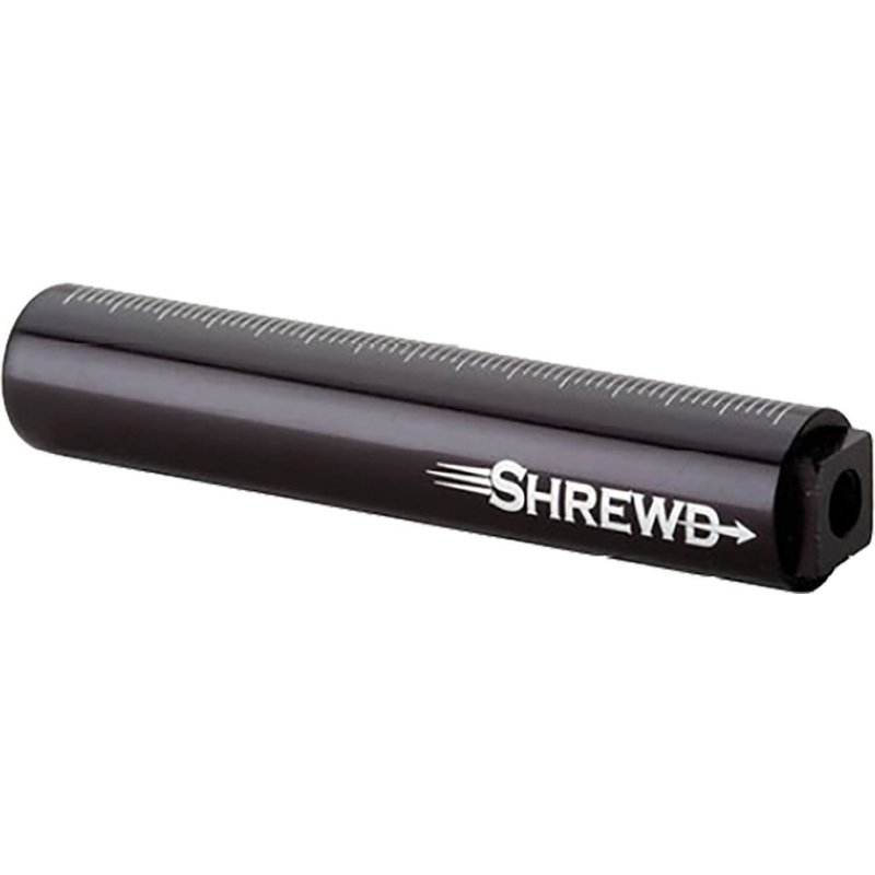 Shrewd SMAXSR Scope Adapter Rod 1/2" Dia, 2.5" Long, Black Anodized