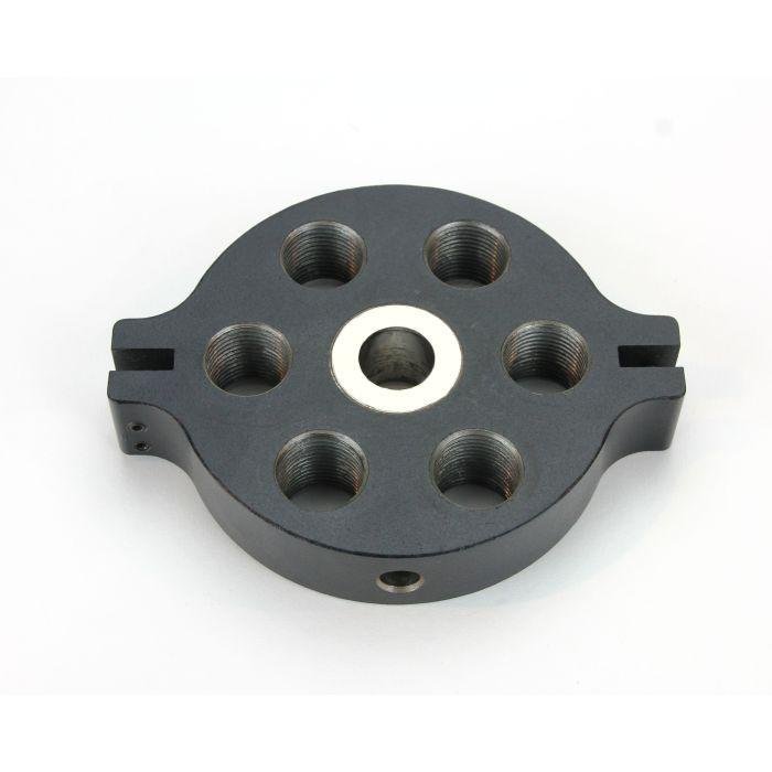 Lyman T-Mag II Extra Turret, 6 Die Capacity, Flat Machined Base