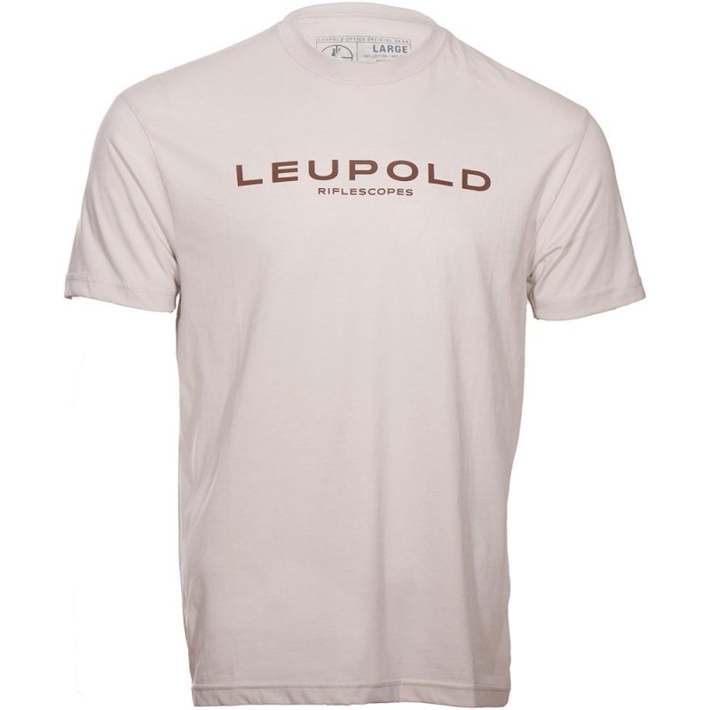 Leupold Riflescopes Short Sleeve Shirt Sand L