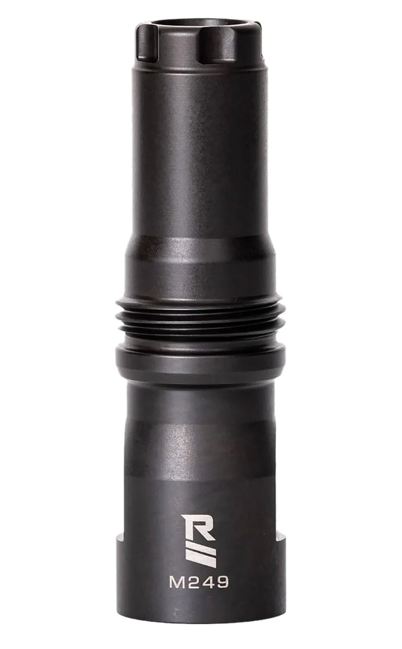 Rugged MD001 M249 Muzzle Device Black 9/16x24 LH Dual Taper Locking