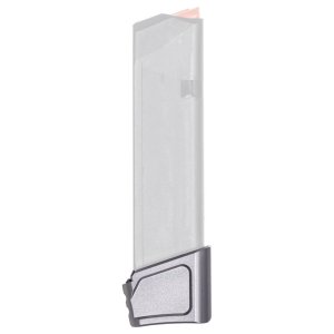 Mki +5/4 Magazine Extension For Glock(R) 17/22/34/35/19x/45 - Mk1 +5/+4 Mag Extension For Glock 17/19x/22/34/35/45 Gray