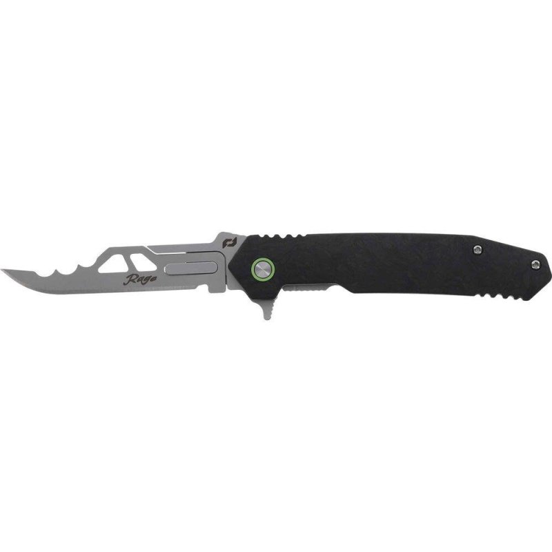 Schrade Stryche Enrage 6 Knife 2.2 in Replaceable Blade Black 3.5 in Handle