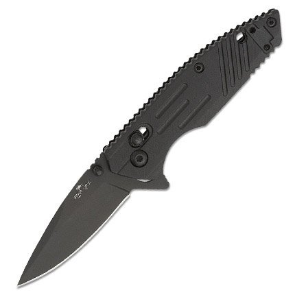 Bear Archery MC-900-B7-B 3 5/8 In D2 Blade Black Zytel Slide Lock Knife