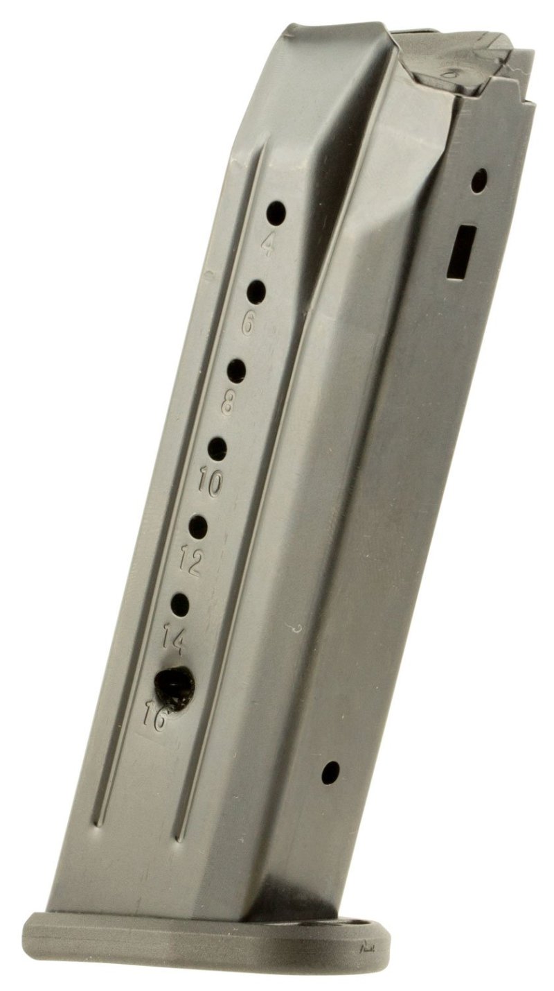 ProMag RUGA36 Ruger SR9 9mm Blue Steel Magazine - 15 Round Capacity, Heat-Treated Carbon Construction, USA Made