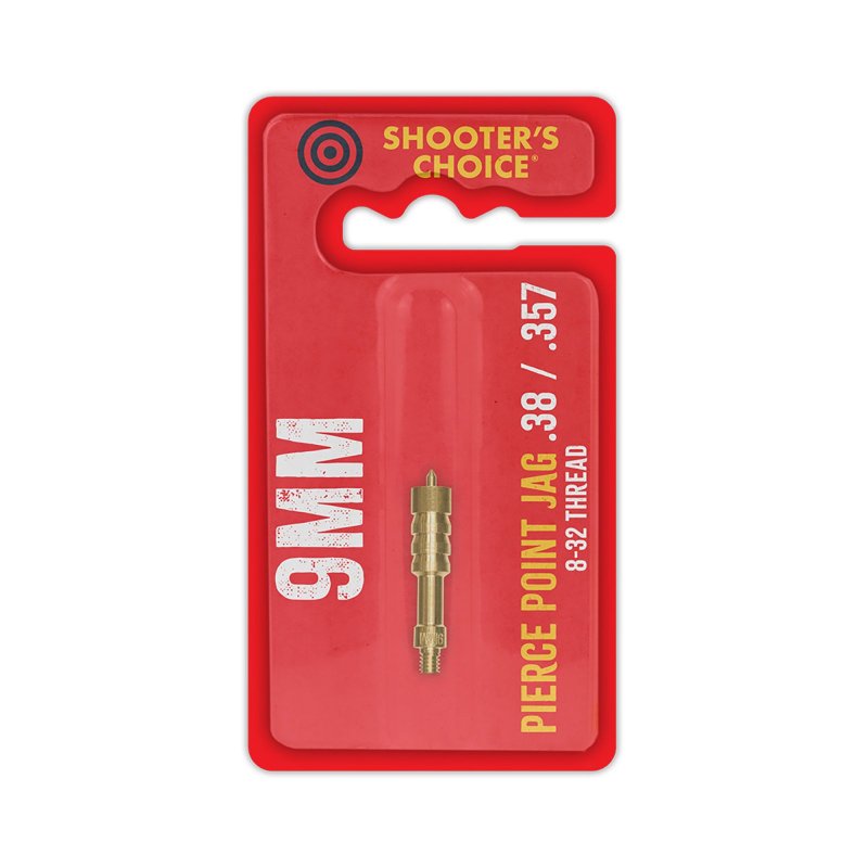 Shooter's Choice Pierce Point Jag 9MM 8-32 Thread Brass