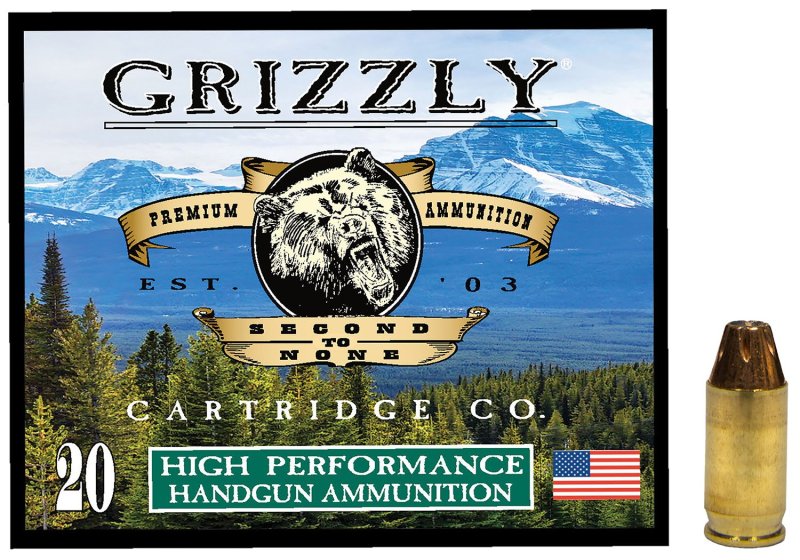 Grizzly GC38A1 380ACP+P 90gr JHP Ammo, 1200fps, 20/Box