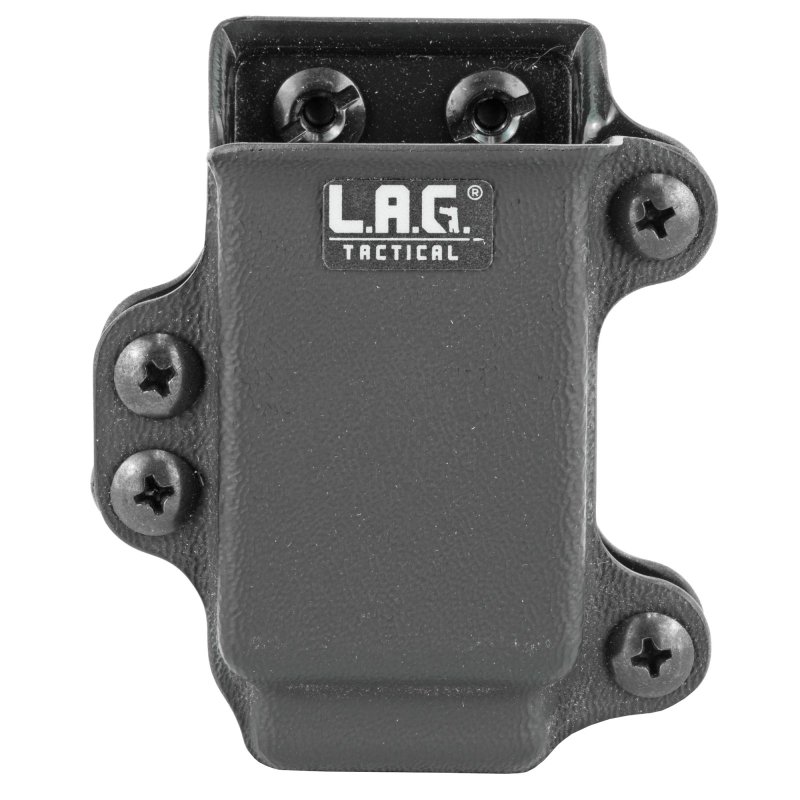 L.A.G. Tactical 34002 Kydex Double-Stack Mag Carrier .45ACP/10mm Black