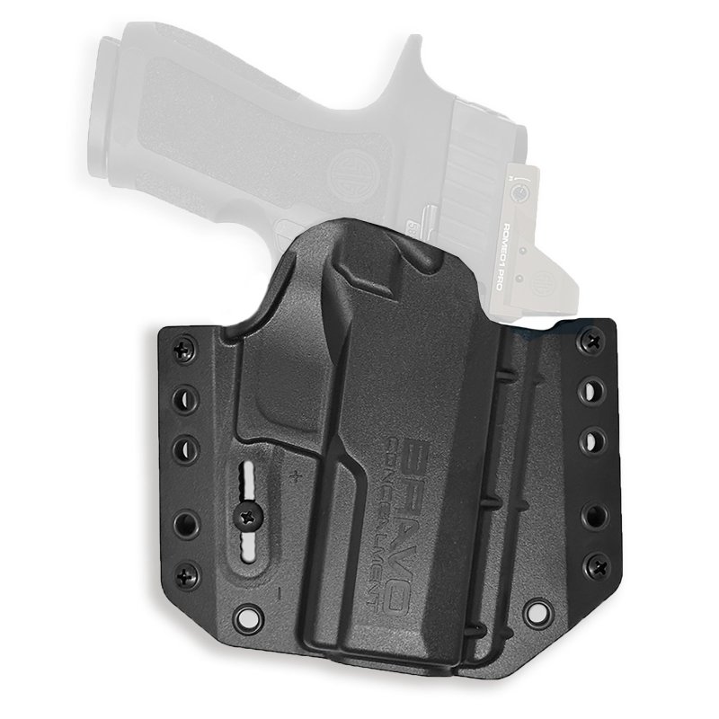 Bravo Company Manufacturing BCA Holster P320 9mm/40 1.5 In Matte Black