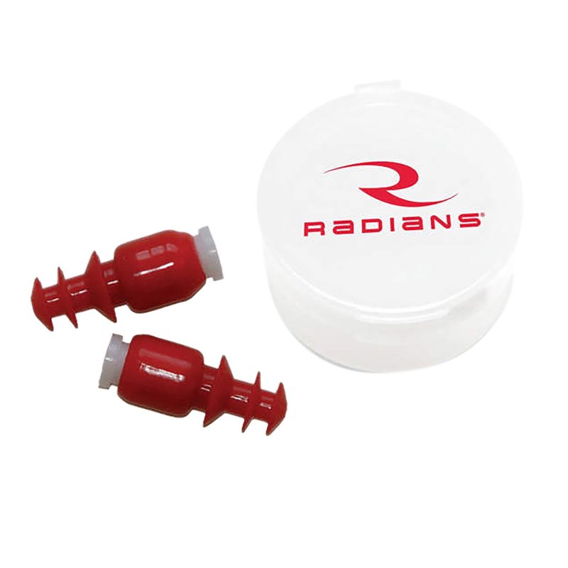 Radians CF7000BP Baffle In Ear Earplugs Red Washable Reusable 1 Pair