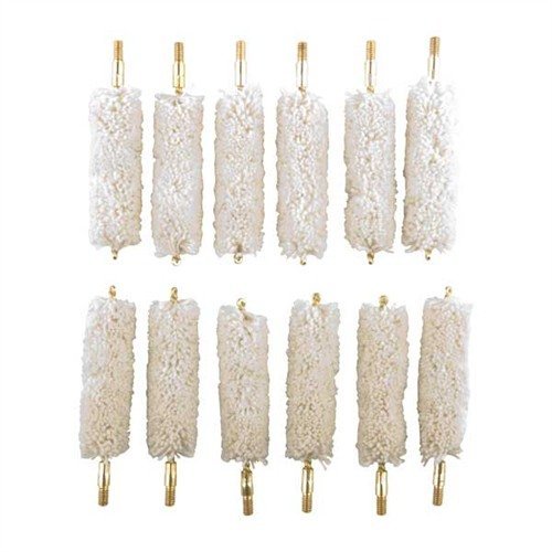 Brownells 50 Caliber Cotton Bore Mop 12 Pack Cleaning