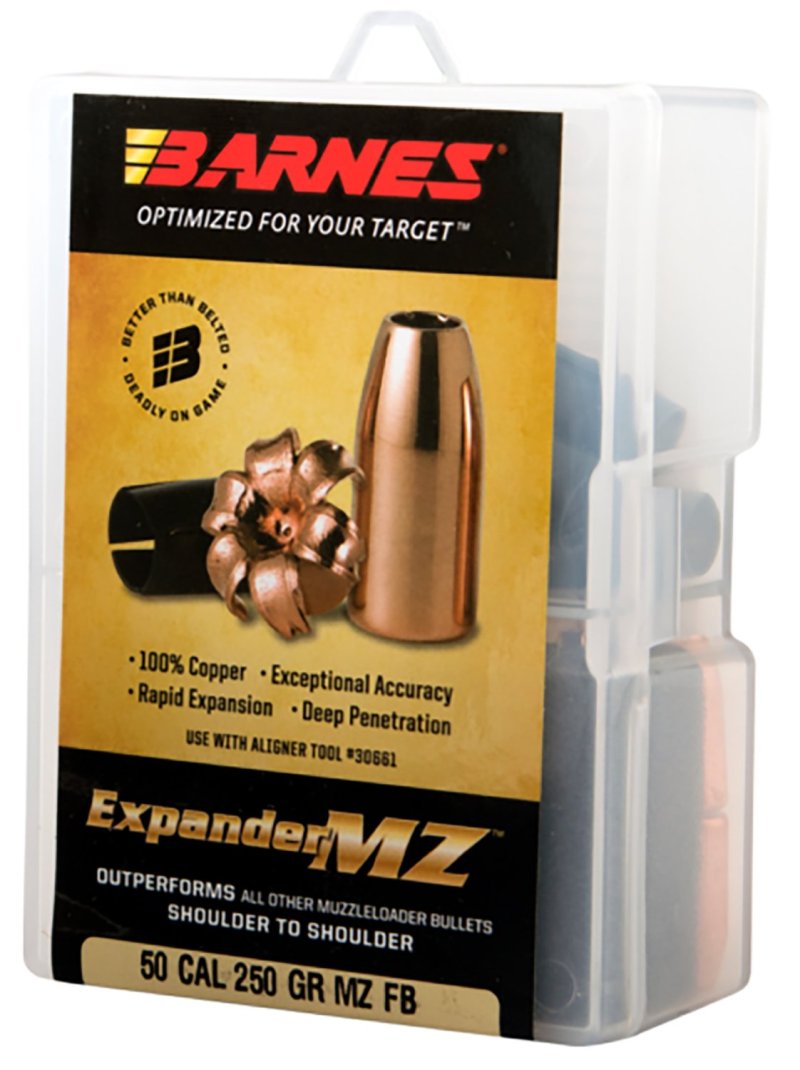 Barnes .50 Caliber Bullets 15 Projectiles Expander MZ FB SCHP 250 Grains