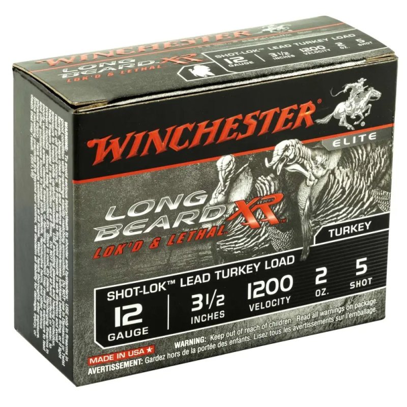 Winchester Long Beard XR Shot-Lok 12 Gauge 3.50 In 2 oz STLB12L5