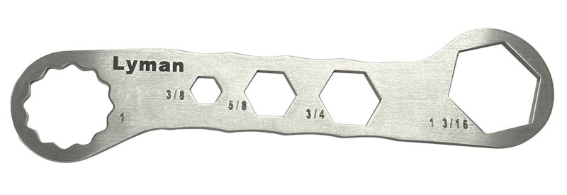 Lyman Brass Smith Die Wrench Stainless Steel Fits All Die Nuts