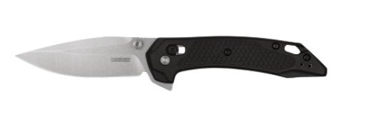 Kershaw Bonneville 3.2 In Modified Clip Point Plain Edge Manual Black
