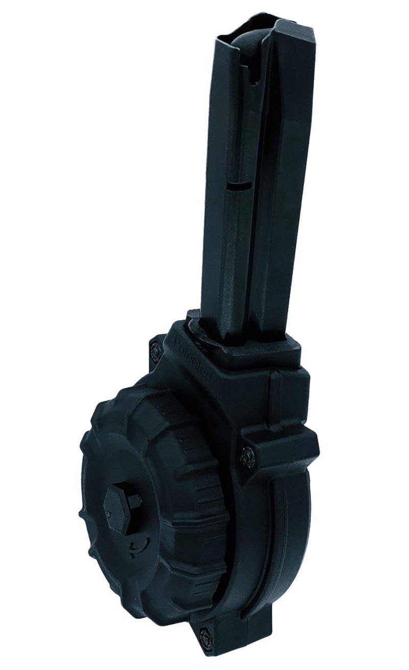 Pro Mag DRM-A47 9mm 50rd Black Polymer Drum Magazine CZ75/TZ75