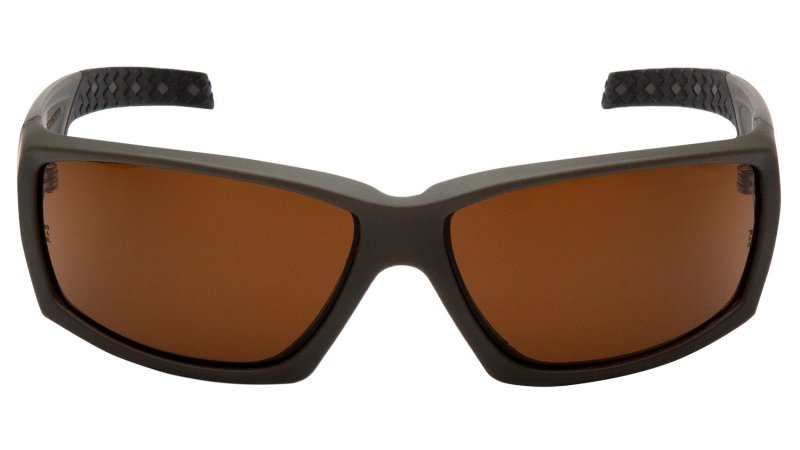 Pyramex Safety VGSG718T Tactical Overwatch Glasses Bronze Lens OD Green
