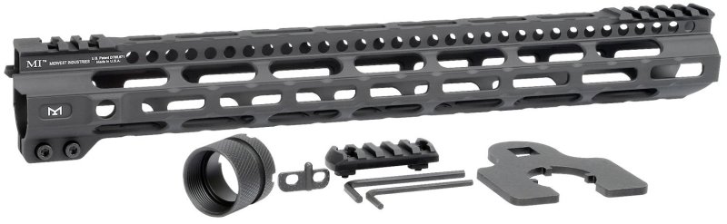 Midwest Industries MICRLW15 15 In M-LOK Handguard Black