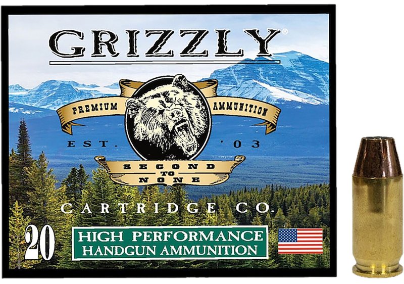GRIZZLY GC45A+P8 .45 ACP 230gr Jacketed Hollow Point 20rd Box