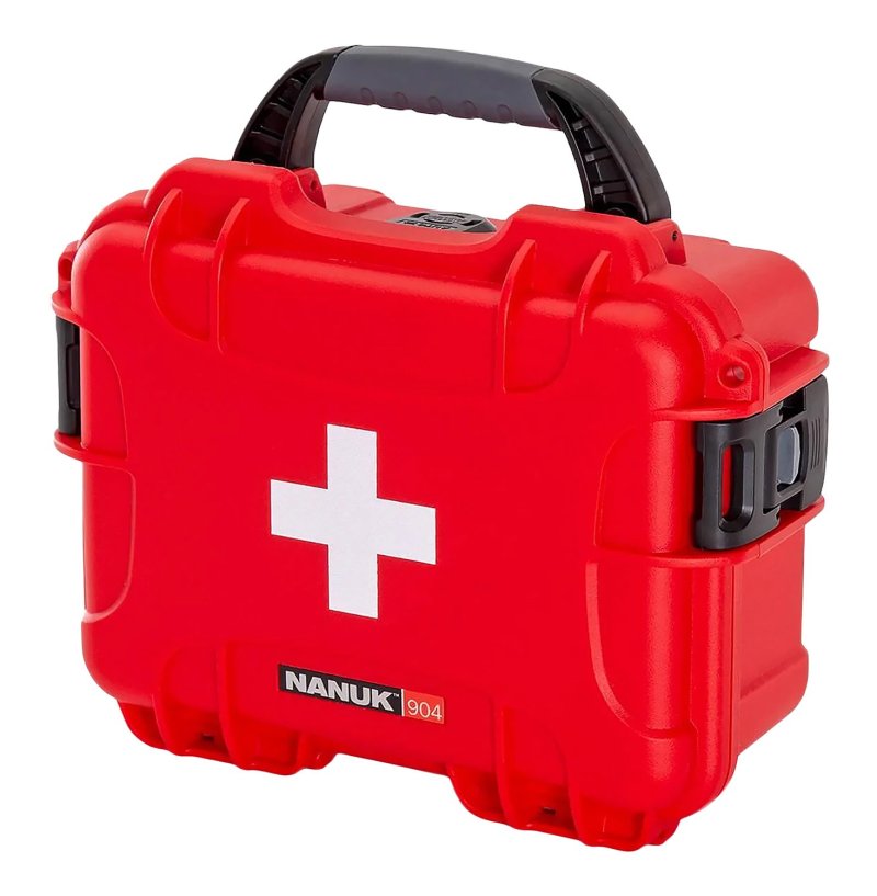 NANUK 904 Waterproof Hard Case - Indestructible, Lightweight, Secure Latch System