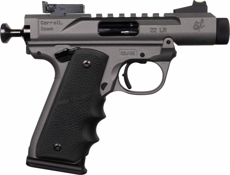 Volquartsen VF4M0248 Mini Mamba 22LR 10+1 Fiber Optic Sights Tungsten Black