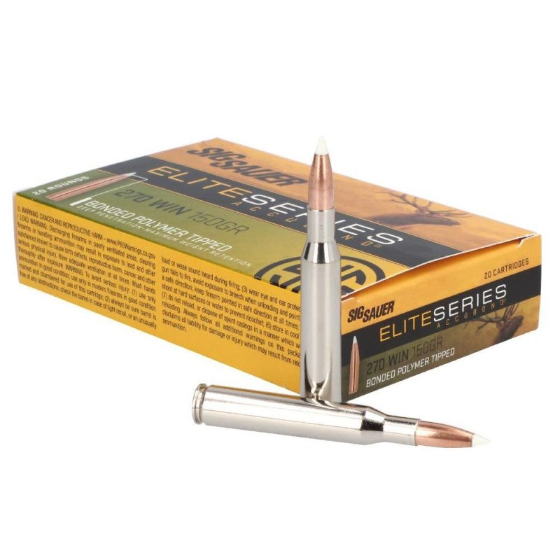 Sig Sauer E270AB150-20 .270 Winchester 150 gr AccuBond 20 Rounds