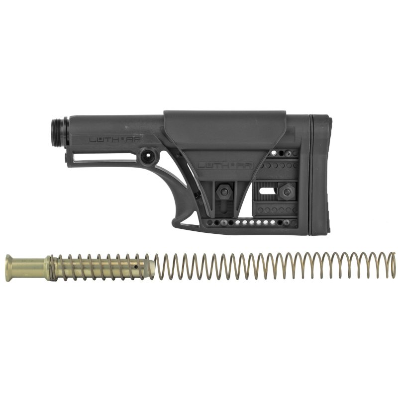 LUTH-AR MBA-1K308 Buttstock Kit, Adjustable, Black, AR-15 .308/7.62
