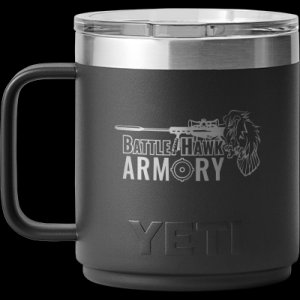 Yeti BattleHawk Armory Custom Rambler 10 oz Black Mug