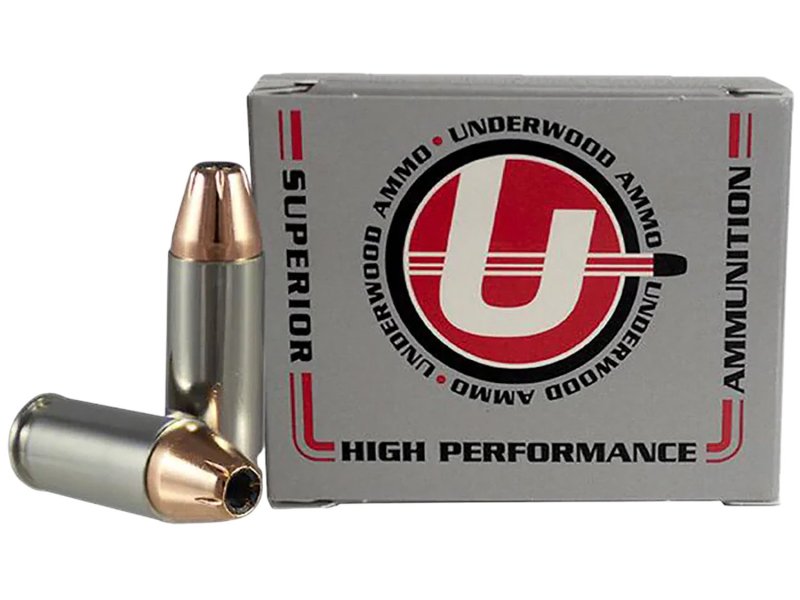 Underwood Ammo 38 Super +P 124GR JHP 20Rd Nickel-Plated Brass