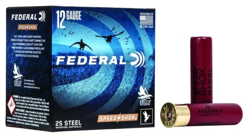 12 Ga Steel-4 1-3/8 oz 3-1/2" 25 Rds Federal Shotgun Ammo