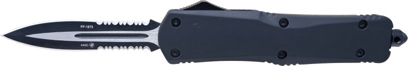 Templar Knife LBR431 Large OTF Black Rubber 3.5" Dagger Blade
