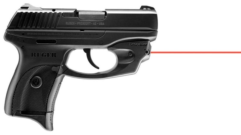 LaserMax CFLC9 Centerfire Red Laser Ruger LC9/LC9s/EC9s/LC380 Black