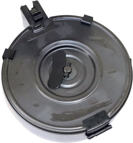Iver Johnson AK-47 7.62x39mm 75-Round Steel Drum Magazine AK4775RD