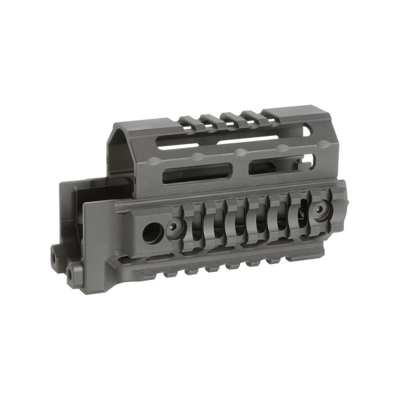 Midwest Industries MI-AK-ALPHA-BKQR Quad Rail Handguard AK47/74