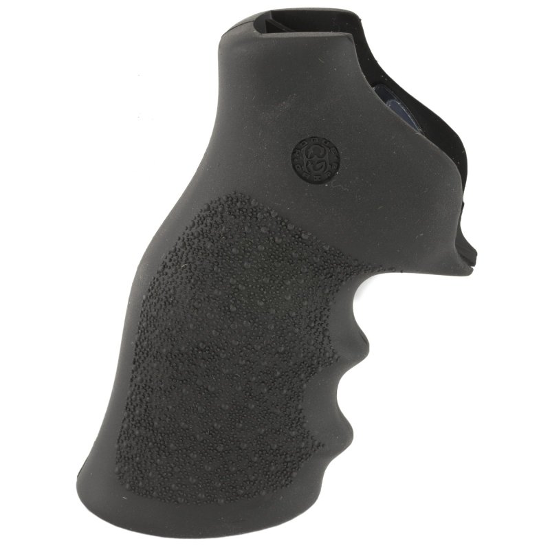 Hogue 80000 Monogrip Black Rubber Finger Grooves Fits Ruger GP100