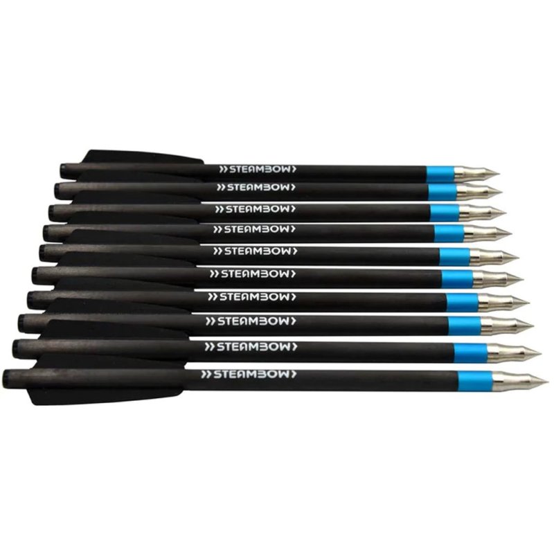 Steambow 636 Carbon Light Target Arrows 10pk 35-75lb Draw
