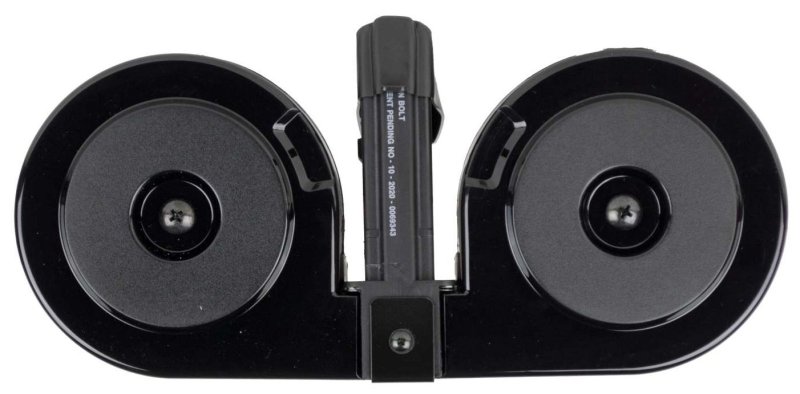 RWB Magazines Drum Ar-15 5.56 BLK With Black Cover 100Rd AR100B