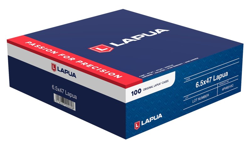 Lapua 4PH6010C 6.5x47 Rifle Brass Unprimed Cases 100/Box