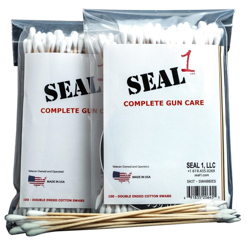 Seal 1 Swabbies Universal Cotton Gun Cleaning Swabs