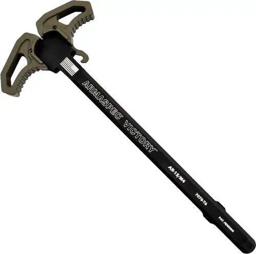 Armaspec Victory AR-15 Charging Handle 7075 Aluminum OD Green