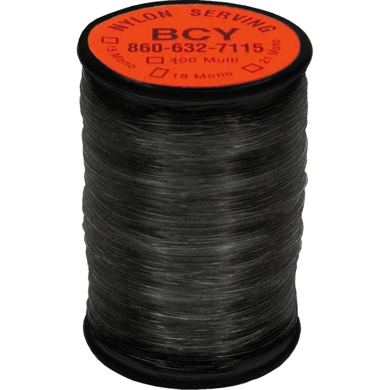 BCY 400 Nylon Serving Thread Black 100 Yards